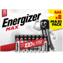 Energizer AAA / LR3 1,5 V alkalické batérie Power 8 ks