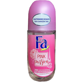Fa Pink Passion Pink Rose Scent 48h guličkový dezodorant roll-on pre ženy 50 ml