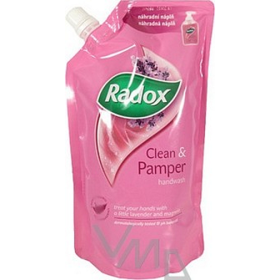 Radox Clean & Pamper tekuté mydlo náhradná náplň 500 ml