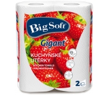 Big Soft Gigant papierové utierky 80 utierok 2 kusy