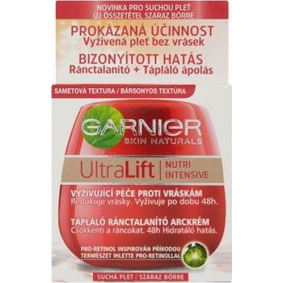 Garnier UltraLift Nutri-Intense vyživujúce starostlivosť proti vráskam 50 ml
