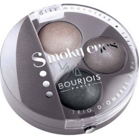 Bourjois Trio Smoky Eyes očné tiene 12 Gris Lilac 4,5 g