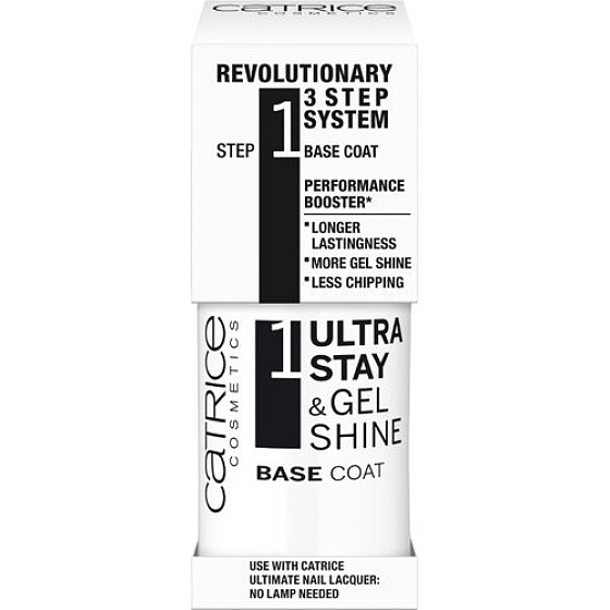 Catrice Ultra Stay & Gel Shine Base Coat podkladový lak na nechty 10 ml