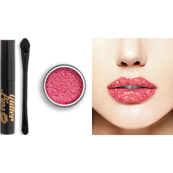Glitter Lips dlhotrvajúci lesk na pery s trblietkami Coral Reef 3,5 ml