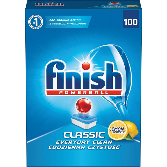Finish Classic Lemon tablety do umývačky 100 kusov
