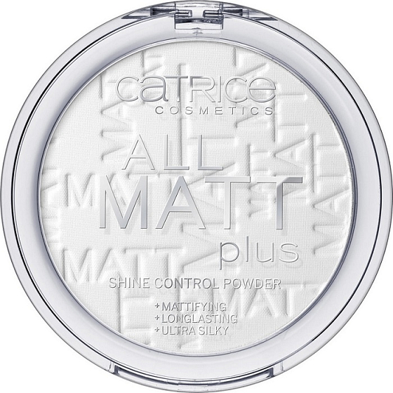 Catrice All Matt Plus Shine Control Powder púder 001 Universal 10 g