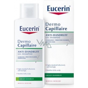 Eucerin DermoCapillaire gélový šampón proti mastným lupinám 250 ml