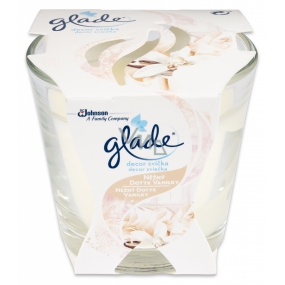 Glade Vanilka vonná sviečka v skle, doba horenia až 30 hodín 70 g