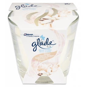 Glade Vanilka vonná sviečka v skle, doba horenia až 30 hodín 70 g