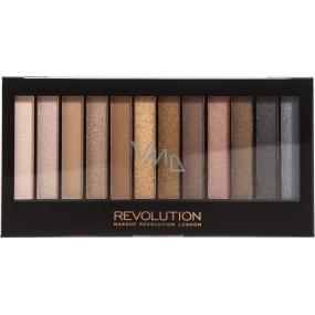 Makeup Revolution Iconic 1 paletka očných tieňov 12 x 1,1 g