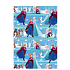 Ditipo Darčekový baliaci papier 70 x 200 cm Vianočný Disney Ľadové kráľovstvo modrý