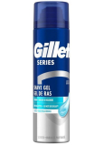 Gillette Series 3x Sensitive Cool gél na holenie pre mužov 200 ml