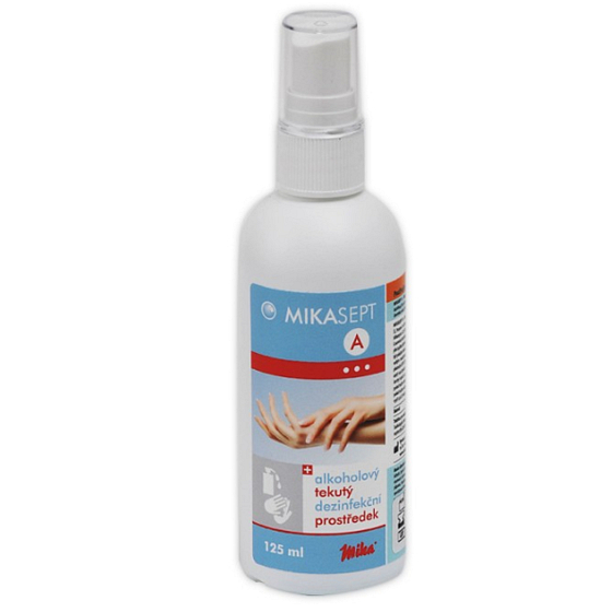 Mika Mikasoft Dezinfekčný prostriedok, čistič rúk tekutý 125 ml