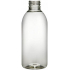 Fľaštička priehľadná, plastová, s uzáverom, priemer 28 mm, 200 ml