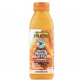 Garnier Fructis Papaya Hair Food šampón pre poškodené vlasy 350 ml