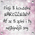 Albi Magnet Prajeme vám čarovné narodeniny! Nech sa splnia vaše najtajnejšie sny 6,5 x 6,5 cm