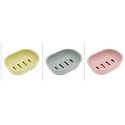 Unihouse Mydelnička ružová, sivý plast 14,5 x 11 x 4 cm 1 kus