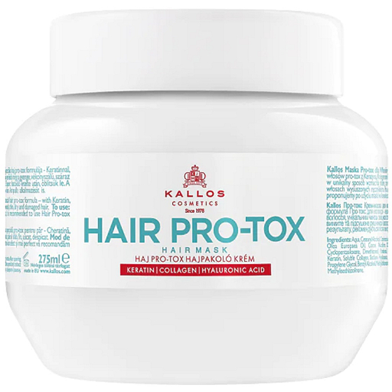 Kallos Pro-Tox maska na slabé a poškodené vlasy 275 ml