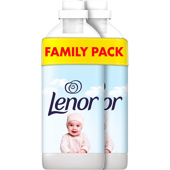 Lenor Sensitive hypoalergénny zmäkčovač tkanín 2 x 1800 ml, duopack