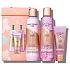 Sanctuary Spa Little Moments Lily and Rose telové mlieko 250 ml + sprchový gél 250 ml + telový peeling 50 ml, kozmetická sada pre ženy