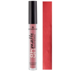 Essence 8H Matte Tekutý matný rúž 09 Fiery Red 2,5 ml