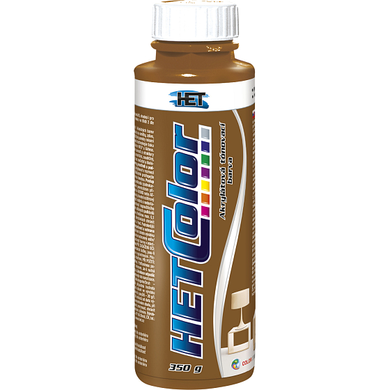Het Hetcolor maliarska tónovacia farba, 0220 svetlo hnedá, 350 g