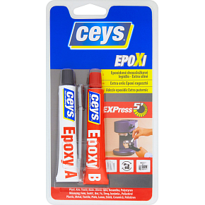 Ceys Epoxi rýchlo tvrdnúce dvousložkové lepidlo, 15 + 15 ml