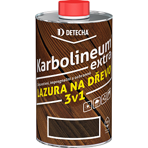 Karbolineum Extra 3v1 lazúra na drevo, orech, 700 g