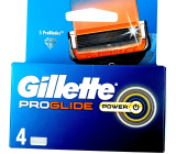 Gillette Fusion ProGlide Power náhradné hlavice 4 kusy pre mužov