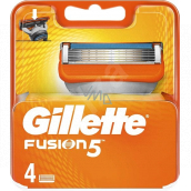 Gillette Fusion5 náhradné hlavice 4 kusy, pre mužov