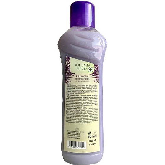 Bohemia Gifts Spa Lavender krémové tekuté mydlo 1 l