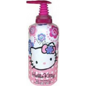 Hello Kitty Flowers 2v1 pena do kúpeľa & sprchový gél 1000 ml