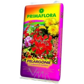 Primaflora substrát pre Pelargonie a balkónové kvety 50 l