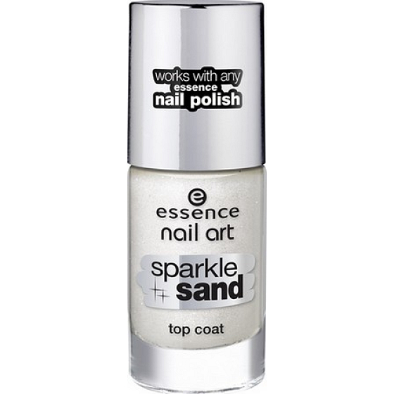 Essence Nail Art Sparkle Sand Top Coat krycí lak na nechty 24 I Feel Gritty! 8 ml