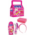 Kiku Sweet Raspberry parfum 15 ml + sprchový gél 250 ml + huba + čelenka detská kazeta