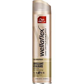 Wellaflex lak na vlasy Brilliant Color (3), 250 ml