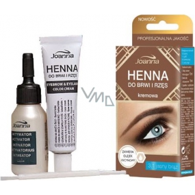 Joanna Henna farba na obočie a mihalnice svetlo hnedá 15 ml