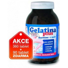 Anton Hübner Gelatina Plus Maritime tablety kolagénne výživa 360 + 90 kusov