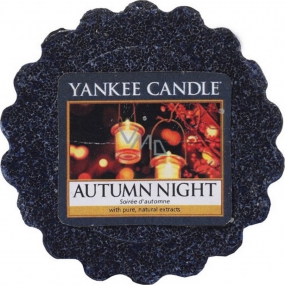 Yankee Candle Autumn Night - Jesenné noc vonný vosk do aromalampy 22 g