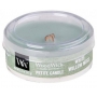 Woodwick White Willow Moss - Vrba a mach vonná sviečka s dreveným knôtom petite 31 g
