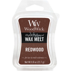 Woodwick Redwood - Santalové drevo vonný vosk do aromalampy 22.7 g