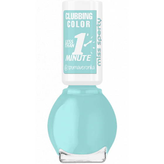 Miss Sporty Clubbing Colour lak na nechty 304 Magical Turquoise 7 ml