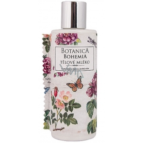 Bohemia Gifts Botanica Šípek a ruže telové mlieko pre všetky typy pokožky 200 ml