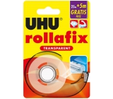 Uhu Rollafix Transparent číra lepiaca páska 30 x 19 mm