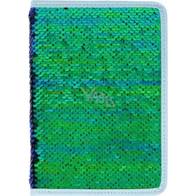 Albi Diár 2020 týždenný flitrový Zelený 19 x 13 x 0,7 cm