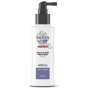 Nioxin System 5 Scalp & Hair Bezoplachová starostlivosť pre mierne rednúce prírodné aj chemicky ošetrené stredne silné až silné vlasy 100 ml