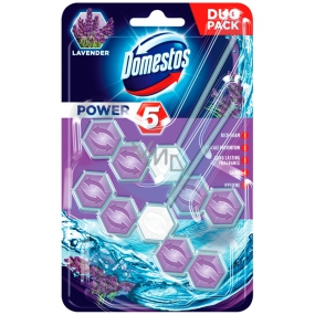 Domestos Power 5 Lavender Wc tuhý blok 2 x 55 g