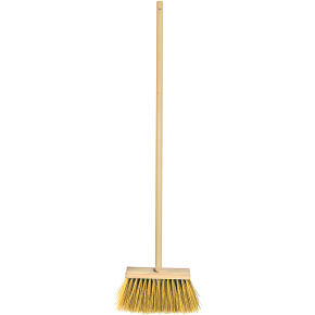 Spokar Metla zatĺkaná s rúčkou, syntetické vlákna (PVC), rúčka 120 cm, šírka 50 cm