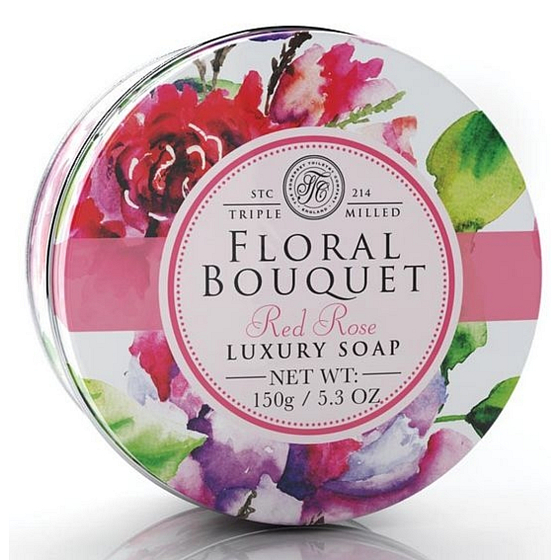Somerset Toiletry Ruže toaletné mydlo v plechu 150 g