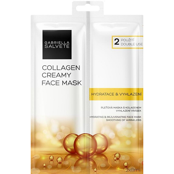 Gabriella Salvete Collagen pleťová maska proti vráskam 2 x 8 ml